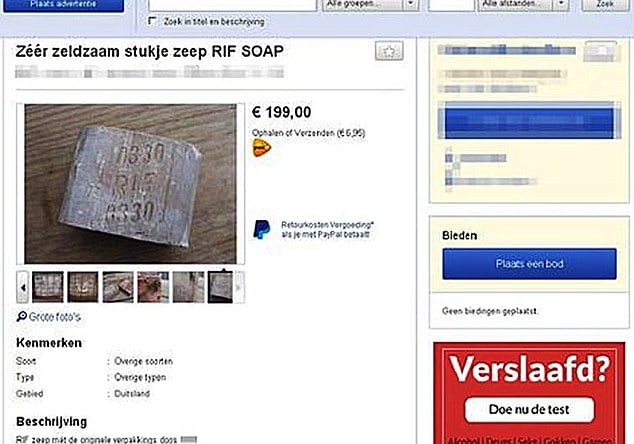 Bar of soap made from the fat of Jewish Holocaust victims