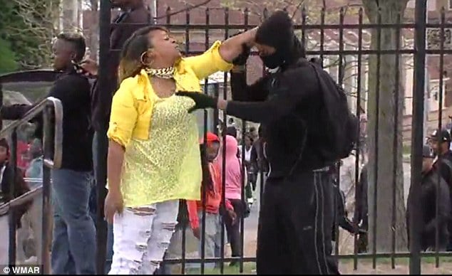 Baltimore mom smacks son 