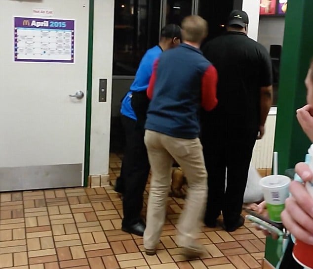 McDonald’s worker knocks out customer