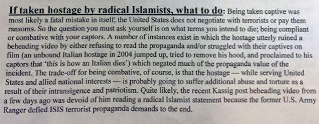 Teacher hands out anti Muslim propaganda