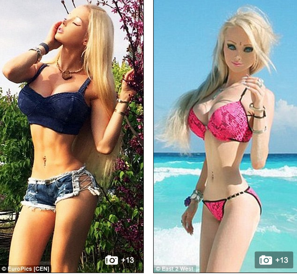 Human Barbie doll Valeria Lukyanova