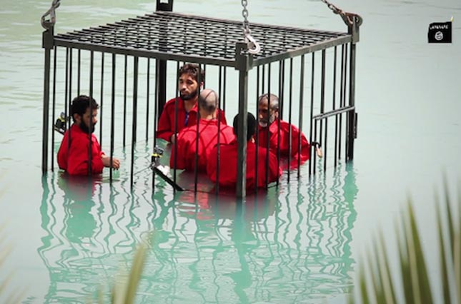 ISIS drowning prisoner video