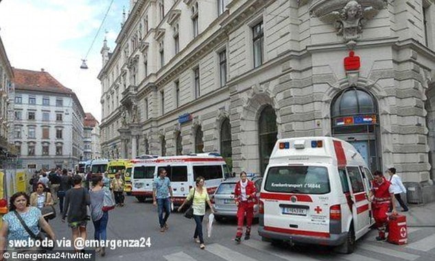 Austrian truck driver plows into Graz