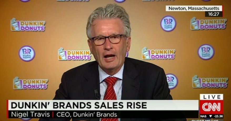  Nigel Travis, Dunkin Donuts CEO: $15 minimum wage