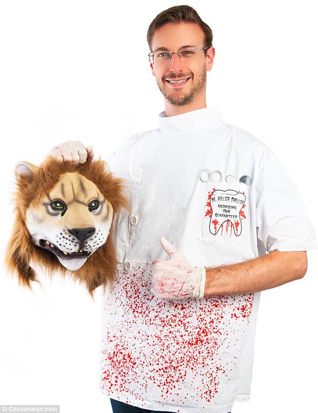 Cecil the lion Killer Halloween costume