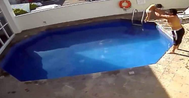 Mexican stepfather throws 3 year old daughter in pool to drown