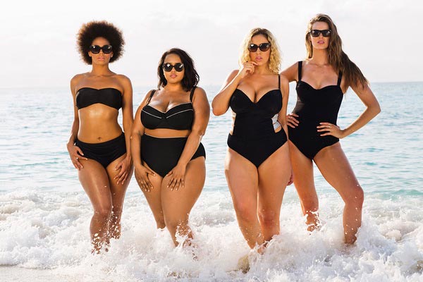 plus size babes shop online edgy bathing suits