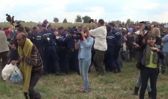 Petra Laszlo Hungarian camerawoman apology 