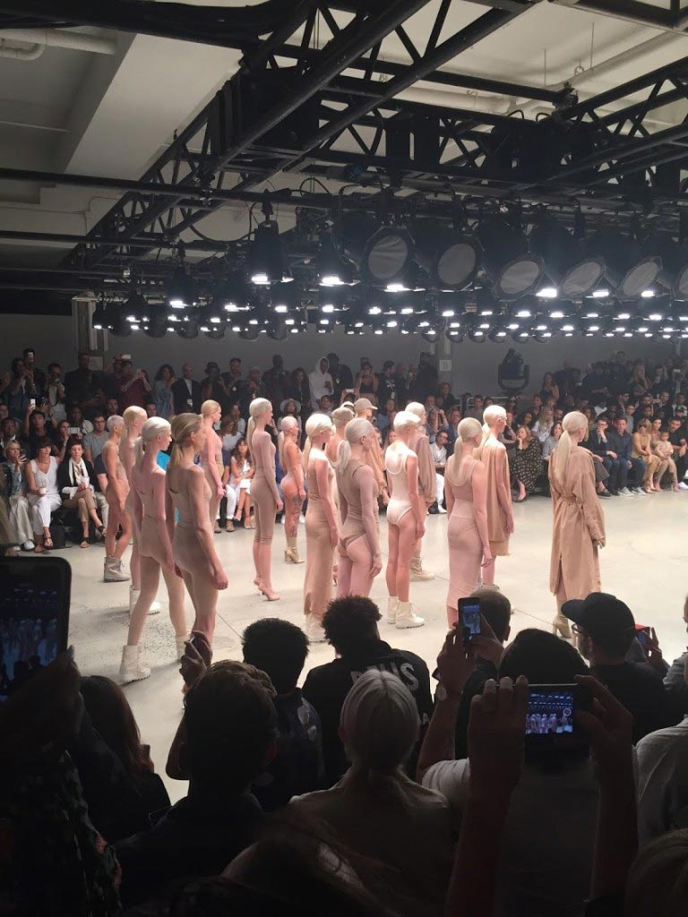 Kanye West NYFW Yeezy 2 collection