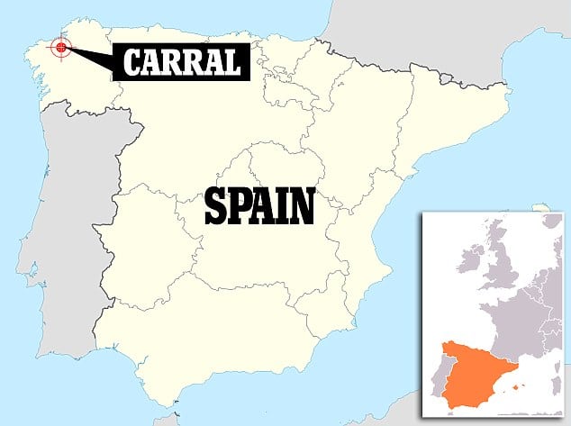La Coruna Spain car rally crash