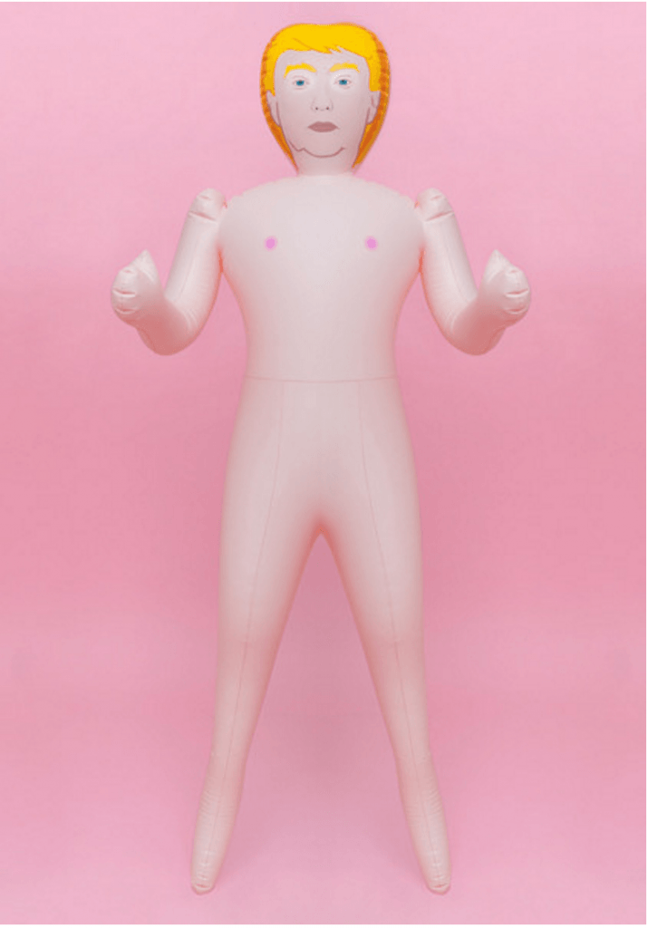 The Donald Trump sex doll Saint Hoax