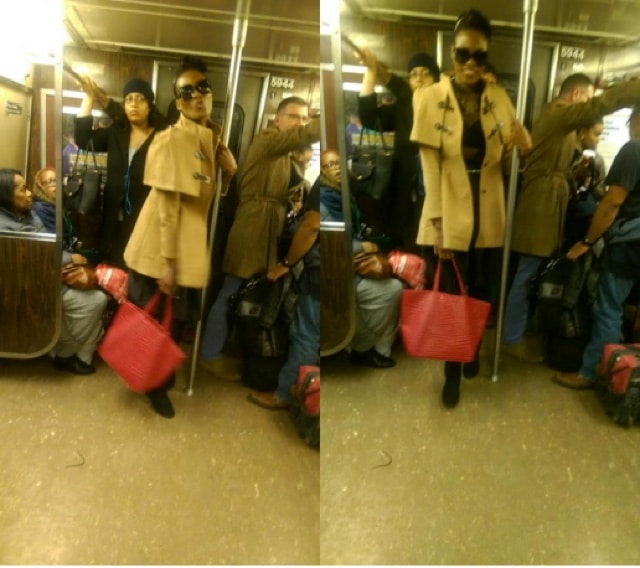 A train woman slashes 2 NYC straphangers