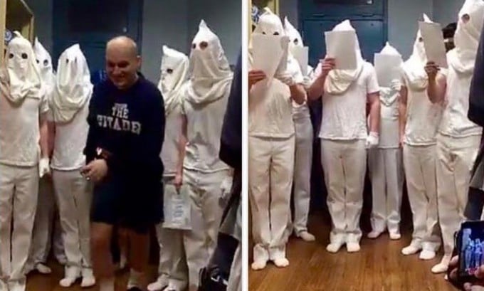 KKK Citadel Military cadets suspended