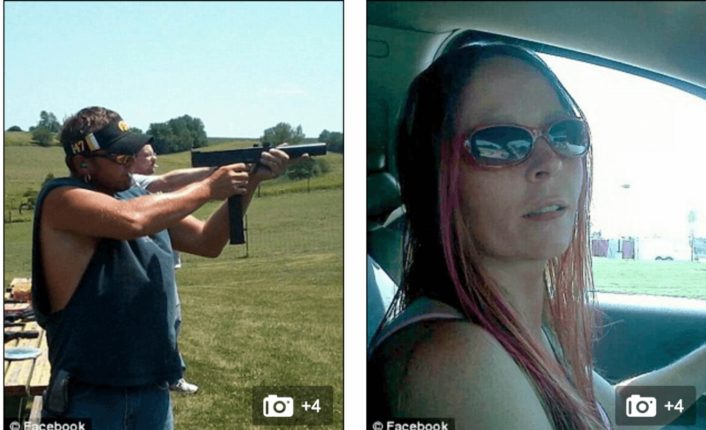 Rachel Butterbaugh pictured along with her husband to the right.