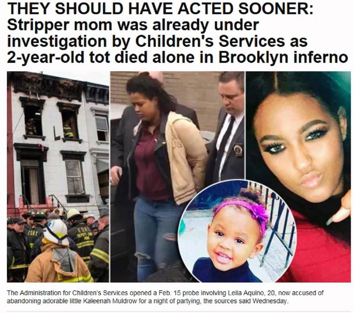 Who’s to blame? Leila Aquino Brooklyn stripper’s unattended child dies ...