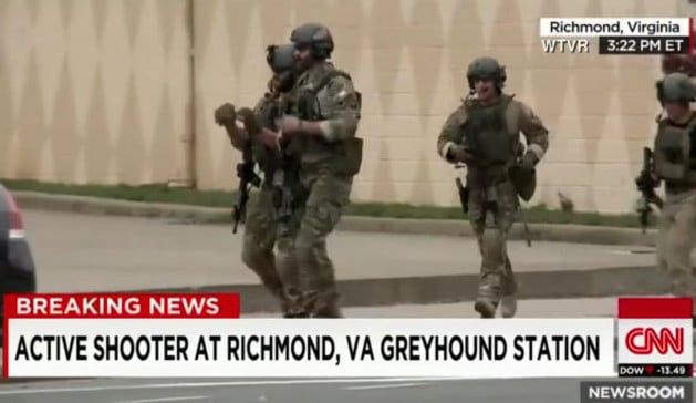 Richmond Greyhound station shooting