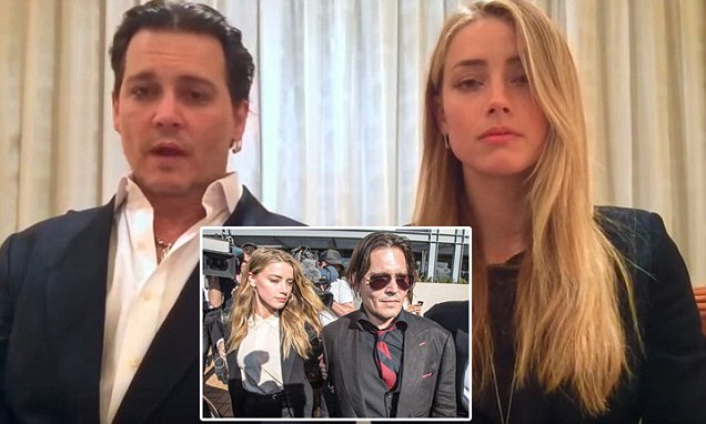  Johnny Depp and Amber Heard apology video 