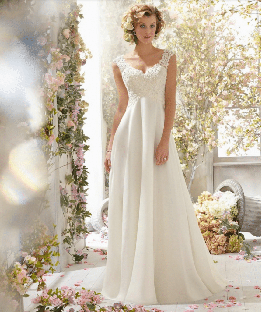 Short and Chiffon Wedding Dresses