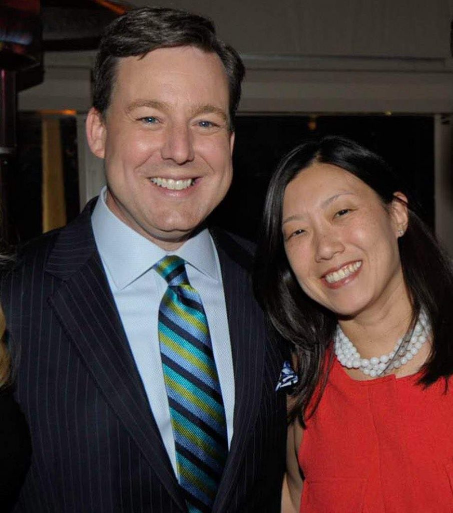 Ed Henry Fox News with wife.