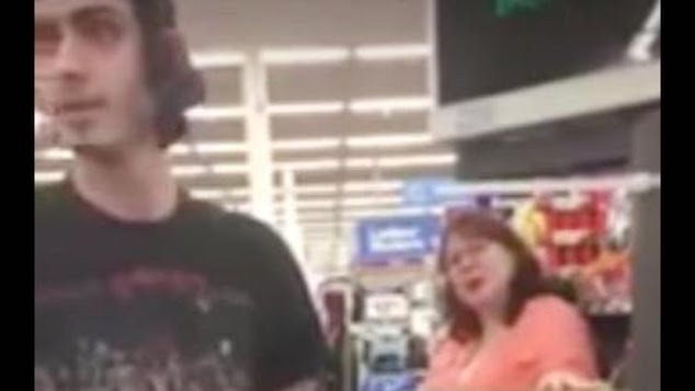 Food Stamps Walmart woman shames man