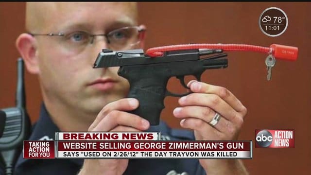 GunBroker cancels selling George Zimmerman gun