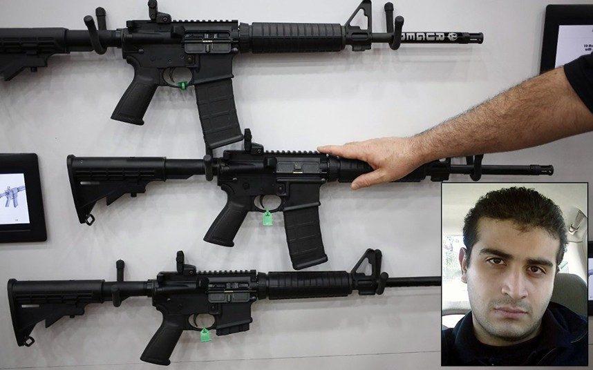 Omar Mateen AR-15 rifle