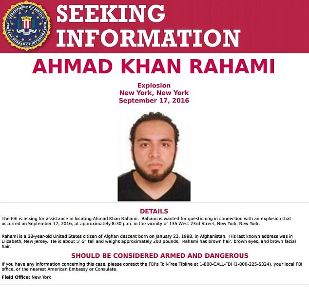 Ahmad Khan Rahami arrested