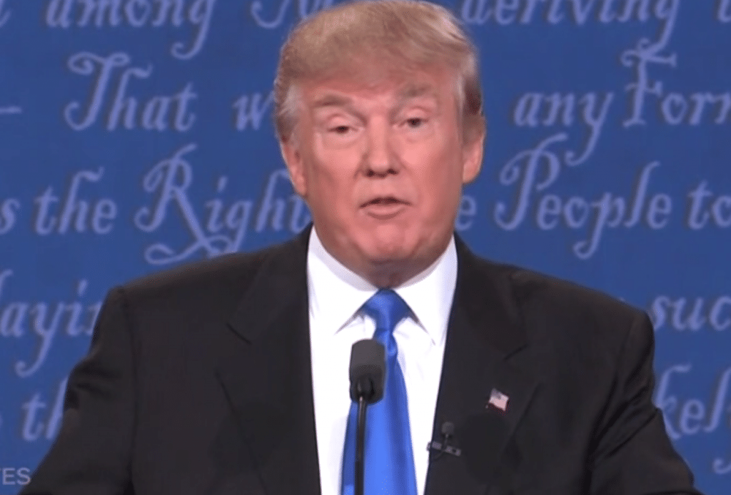 Donald Trump debate sniffles cocaine 
