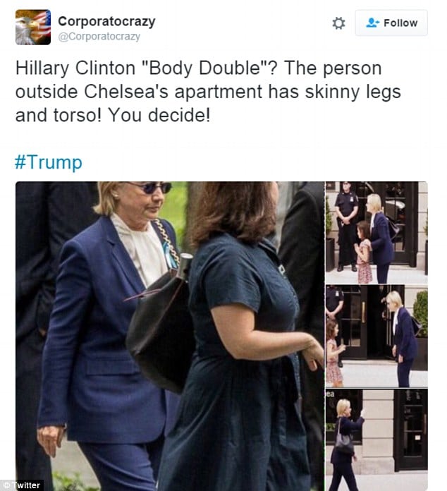 Hillary Clinton body double