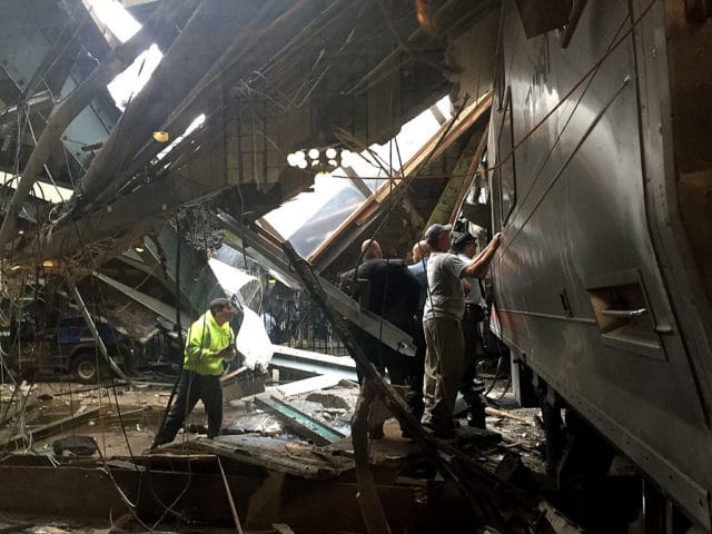 Hoboken train station crash