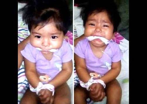 Mexican baby girl gagged facebook