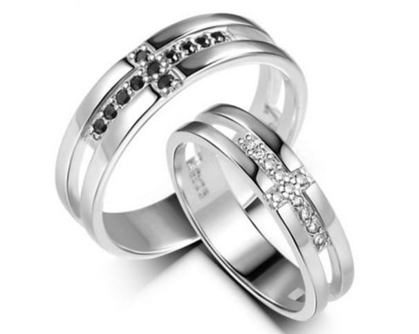 his and Hers Engagement Wedding Rings
