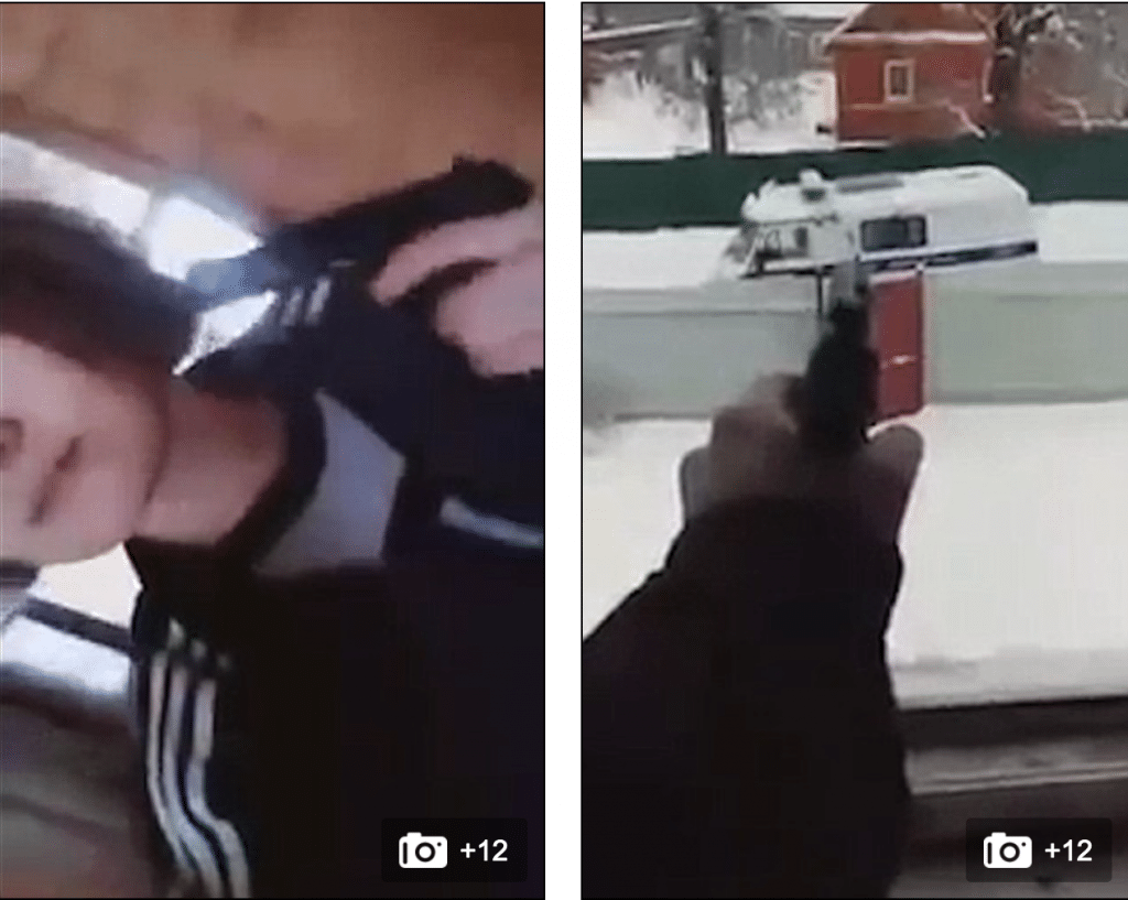 15 year old Russian teens livestream police shoot out