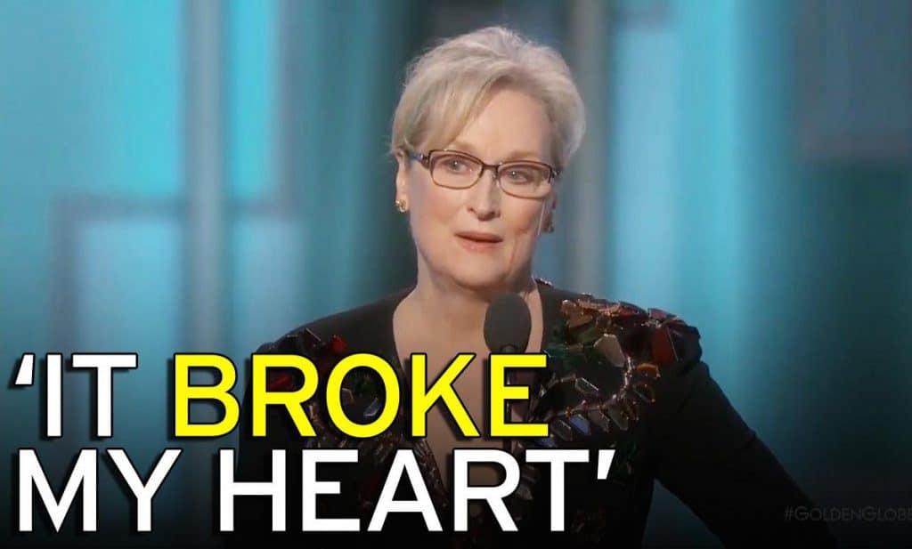 Meryl Streep Golden Globes speech