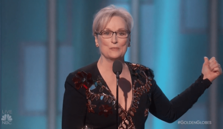 Meryl Streep Golden Globes speech