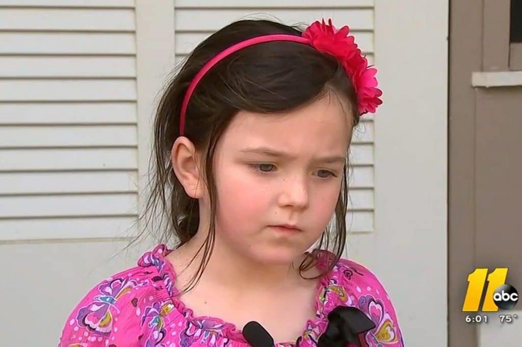 5 year old North Carolina kindergarten girl suspended 