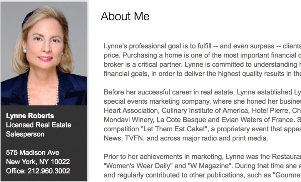 Lynne Roberts Douglas Elliman broker