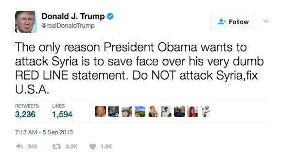 Donald Trump bomb Syria