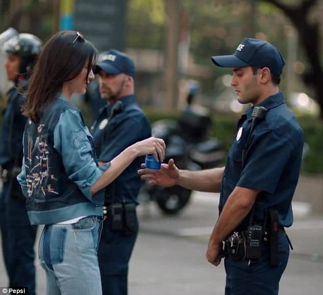 Pepsi protest ad