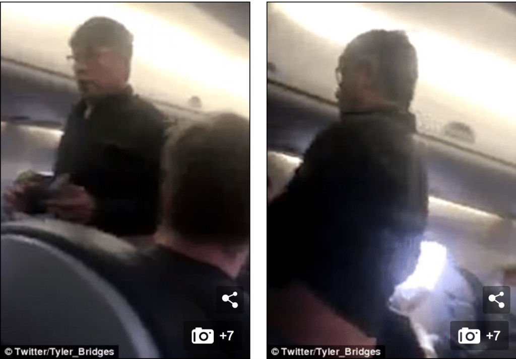 Blame United Airlines Doctor Dragged Off Kicking Andscreaming After