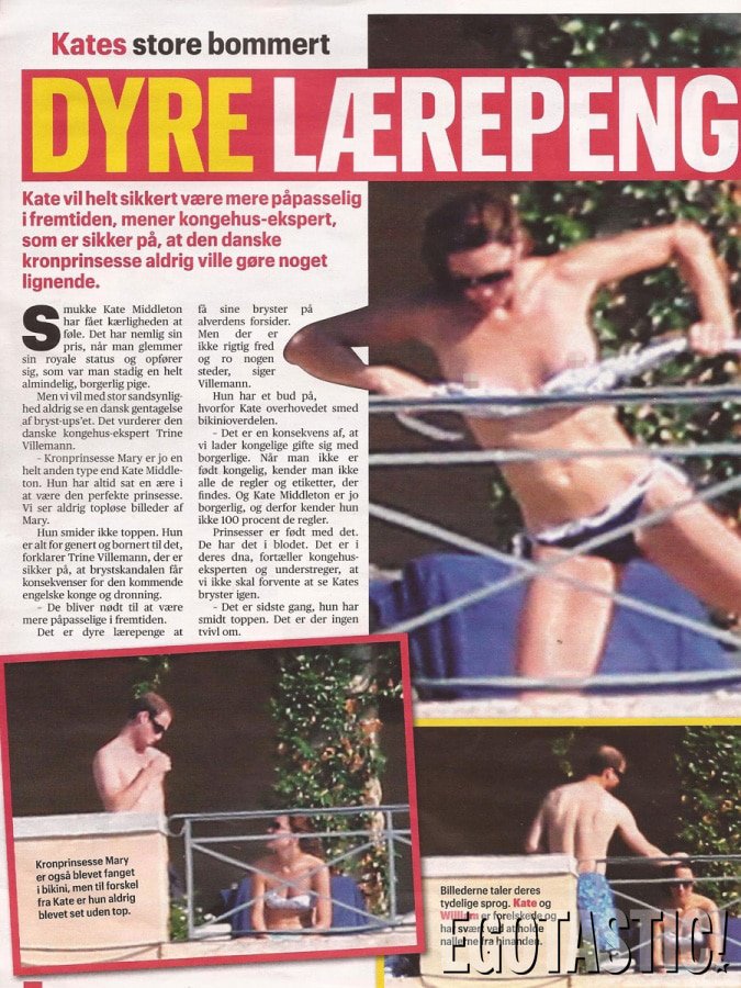Kate Middleton topless trial