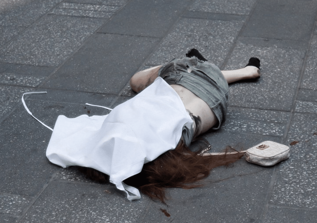 Times Square car crash