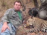 Internet cheers: Theunis Botha big game hunter killed when shot elephant collapses killing him Theunis Botha