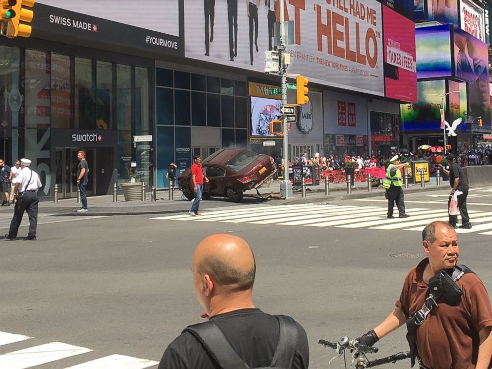 Times Square car crash