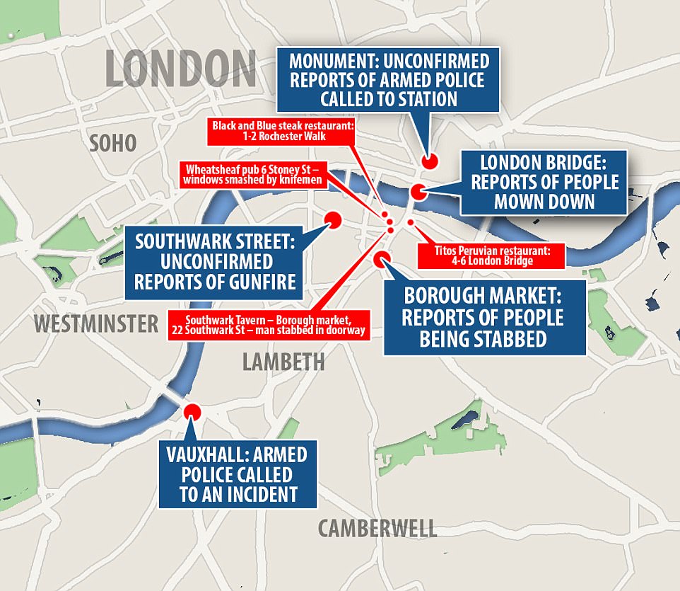 London attack 5 jihadi terrorists