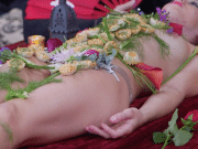 Miranda Robero human food tray: Why I let people eat off my bare body Miranda Robero