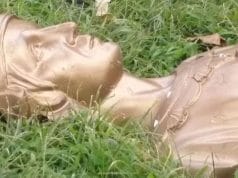 Christopher Columbus Yonkers statue vandalized