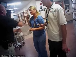 Why? Alex Wubbels Salt Lake City nurse arrested refusing to draw blood ...