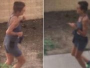 Colorado mad pooper jogger takes shxt on Cathy Budde’s front lawn Colorado mad pooper jogger