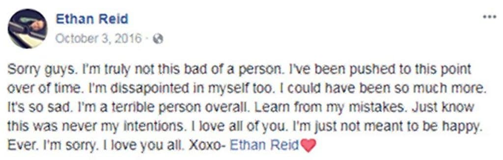 Ethan Reid pleads guilty